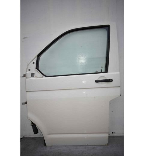 VW T5 Tür Fahrertür vorne links Weiß ohne Türriff,Glass,Fensterheber -12809-
