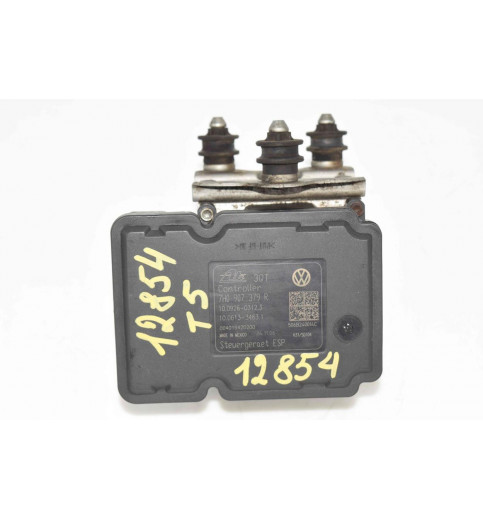 Volkswagen VW T5 ABS 7H0907379R 7H0614517B  -12854- ABS & ESP-Hydraulik