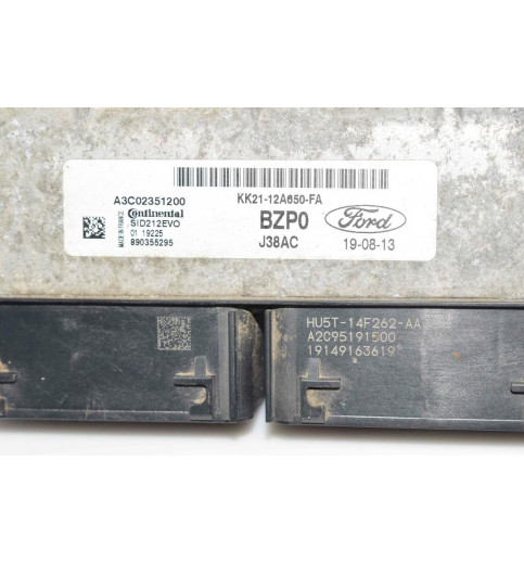 Ford Ford Transit SET Motorsteuergerät KK3T15604FAE A3C02351200 KK2112A650FA  -12914- ECUs & Steuergeräte