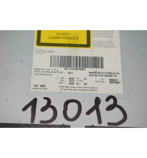 Mercedes-Benz Mercedes Sprinter W906 Radio HVW9068200079 A0048204086 -13013- ECUs & Steuergeräte
