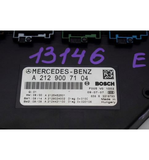 Mercedes-Benz Mercedes W207 E-Klasse Sicherungskasten A2129007104 -13146- ECUs & Steuergeräte
