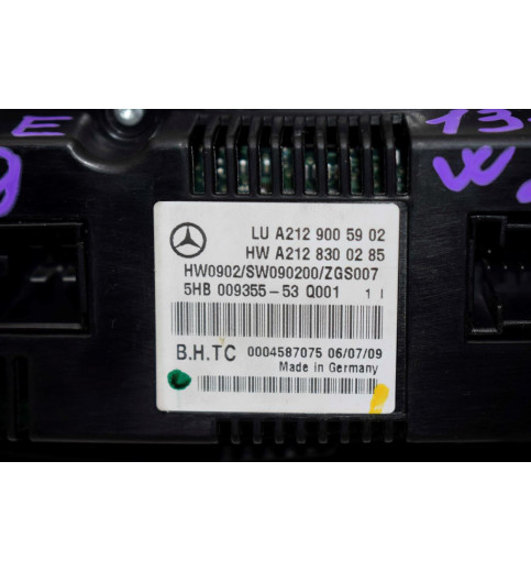 Mercedes-Benz Mercedes W207 E-Klasse Klimabedienteil  A2129005902 2128300285  -13149- Schalter, Kontrollelemente & Zündschlösser