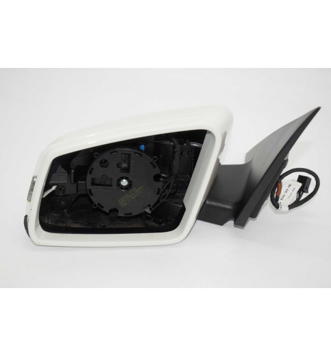 Mercedes-Benz Mers W204 Spiegel vorne links BESCHÄDIGT ohne Glas Weis-650  A2048103316 -13183 Außenspiegel