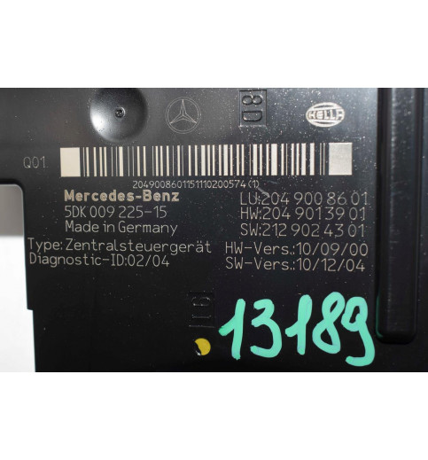 Mercedes-Benz Mercedes W204 SAM Steuergerät A2049008601 2129024301 2049013901 -13189- ECUs & Steuergeräte