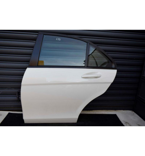 Mercedes-Benz Mercedes W204 C180 Limousine Tür hinten links Weiß-C650 -13234- Türen & Türenbleche