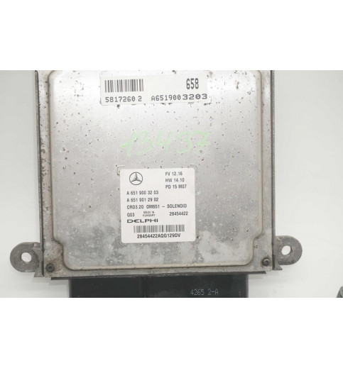 Mercedes-Benz Mercedes Sprinter W906 SET ECU A6519003203 A9069004100 CRD3.20   -13437- ECUs & Steuergeräte