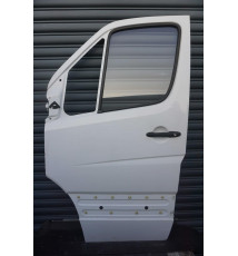 Mercedes Sprinter W906 VW Crafter Tür Vorne Links Weis ohne Dreieckscheibe 13494