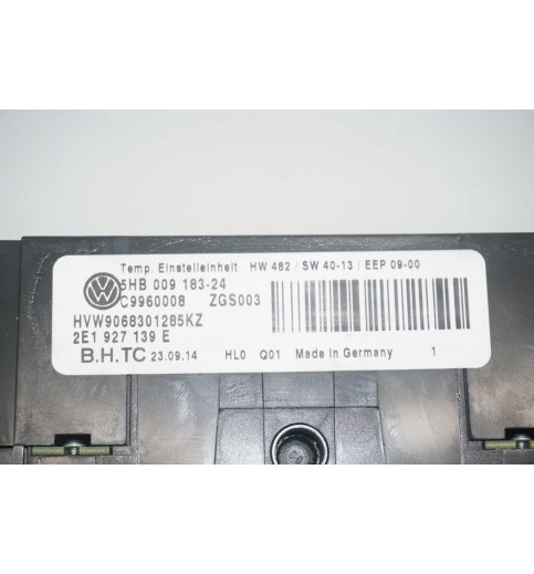 HVW9068301285 2E1927139E VW Crafter Klimabedienteil HVW9068301285 2E1927139E VW Crafter Klimabedienteil