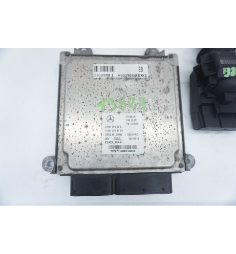 Mercedes Mercedes Sprinter W906 SET Motorsteuergerät A6519000601 CRD2.35  -13828- ECUs & Steuergeräte