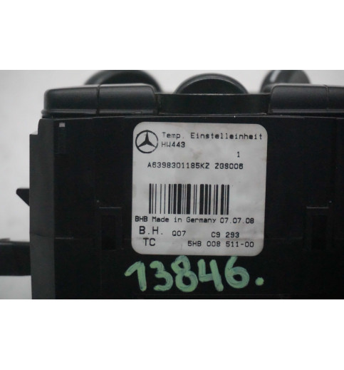 Mercedes-Benz Mercedes Vito W639 Klimabedienteil A6398301185 -13846- Klimaregelung