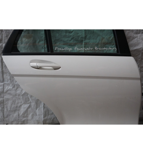 Mercedes C-Klasse W204 Tür hinten rechts Beifahrertür Polarweiß 149