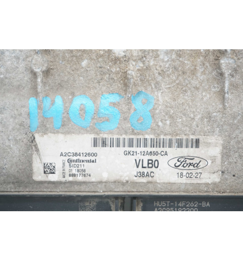 Ford Ford Transit SET Motorsteuergerät  GK2112A650CA A2C38412600   -14058- ECUs & Steuergeräte