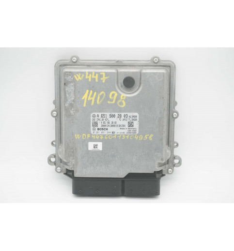 Mercedes-Benz Mercedes Vito W447 V-Klasse Motorsteuergerät A6519002803 0281031244 -14098- ECUs & Steuergeräte