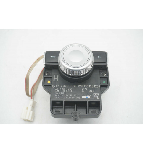 Mercedes-Benz Mercedes W212 E-Klasse Drehknopf Schalter Radiobedinung Navi A2128701351-14238- Schalter, Kontrollelemente & Zündschlösser