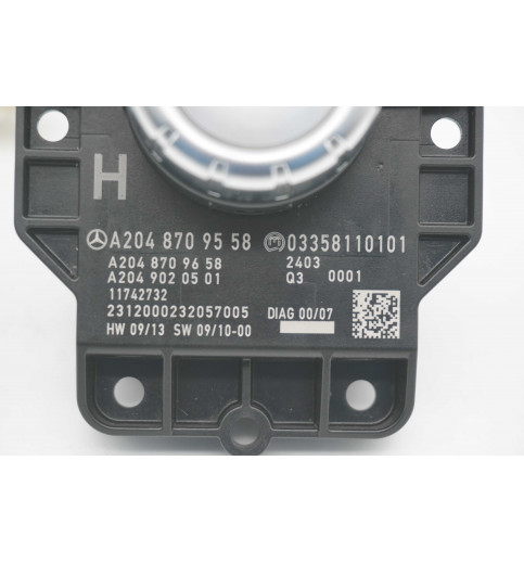 Mercedes-Benz Mercedes W204 Kontroller Drehschalter A2048709558 2048709658 2049020501 -14438- Schalter, Kontrollelemente & Zündschlösser