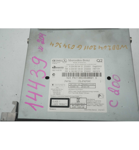 Mercedes-Benz Mercedes W204 Radio CD Navi A2049009410 A2049013503 A1669022704  -14439- Kombiinstrumente
