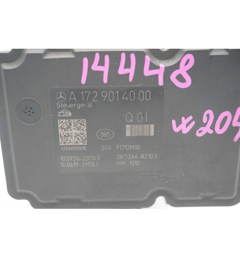 Mercedes W204 C200 ABS Block Steuergerät A1724314212  A1729014000 -14448-