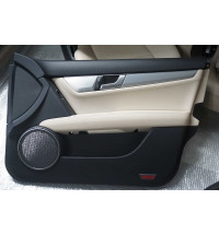 Mercedes C Klasse W204 Combi Innenausstattung Ausstattung Sitze Leder Weiß-14471