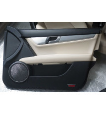 Mercedes C Klasse W204 Combi Innenausstattung Ausstattung Sitze Leder Weiß-14471
