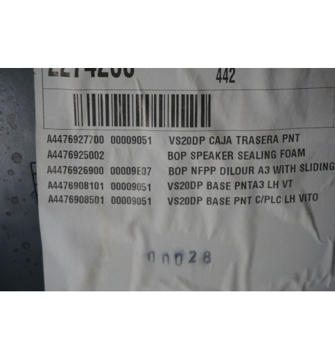 Mercedes-Benz Mercedes Vito W447 Seitenverkleidung Seitenwand hinten links A4476927700 -14521- Türverkleidung