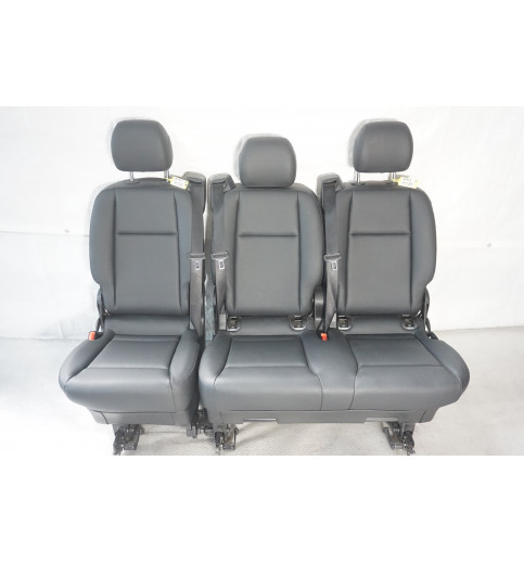 Mercedes Vito W447 Kunstleder Sitzbank 2+1 comfort  -14528-