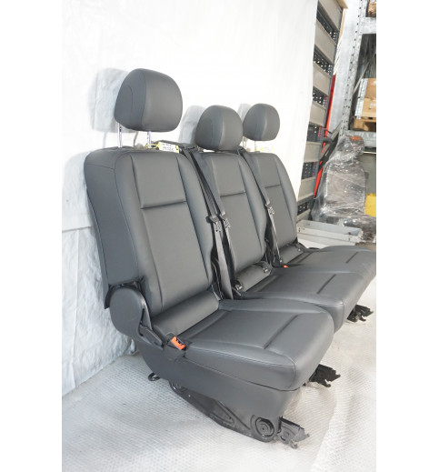 Mercedes-Benz Mercedes Vito W447 Kunstleder Sitzbank 2+1 comfort  -14528- Sitze