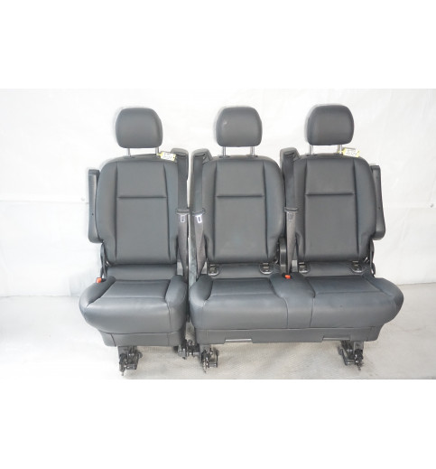 Mercedes-Benz Mercedes Vito W447 Kunstleder Sitzbank 2+1 comfort mit Armlehne  -14529- Sitze
