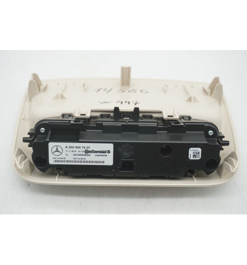 Mercedes-Benz A2059057507 A4476950257 Mercedes W447 V-klass Klimabedienteil -14586- Klimaregelung