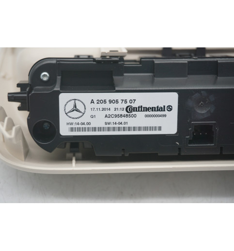 Mercedes-Benz A2059057507 A4476950257 Mercedes W447 V-klass Klimabedienteil -14586- Klimaregelung