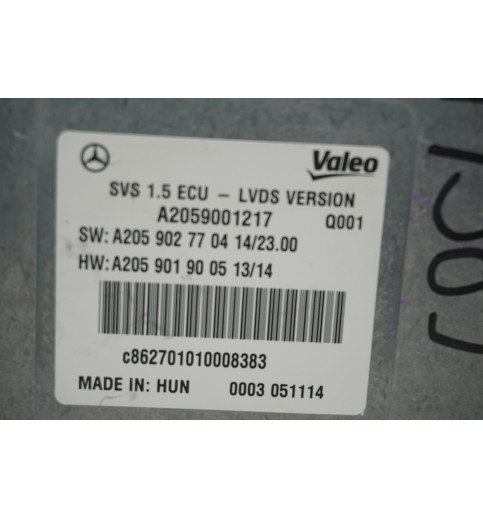 A2059001217 A2059027704 Mercedes W447 V-klass Kamera Steuergerät -14589-