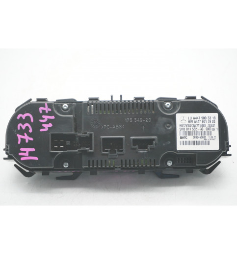 Mercedes-Benz A4479004815 A4479017903 Mercedes W447 Klimabedienteil Schalter  -14733- Schalter, Kontrollelemente & Zündschlösser