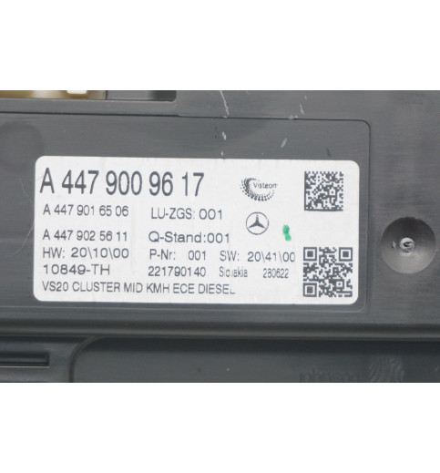 A4479009617 A4479016506 Mercedes Vito W447 Tacho Kombiinstrument  -14738-