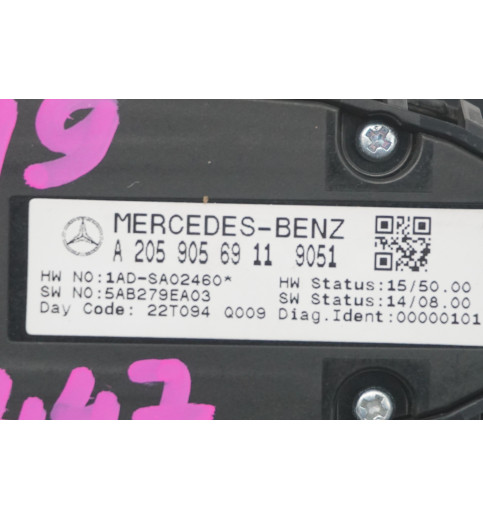 Mercedes-Benz A2059056911 A4477270528 Mercedes W447 Fensterheber Schalter vorne links  -14749- Schalter, Kontrollelemente & Zündschlösser
