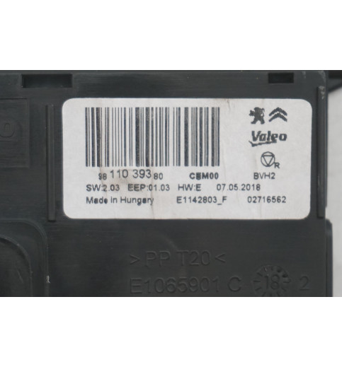 Peugeot 9811039380  Peugeot Expert  Steuergerät Klimaanlage  -14817- ECUs & Steuergeräte