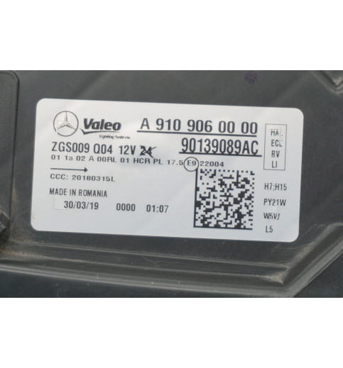 A9109060000 Mercedes Sprinter W907-910 Scheinwerfer vorne Links  -14907-