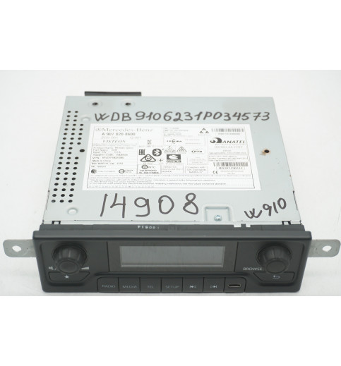 A9078208600 Mercedes Sprinter W907-910 Autoradio Audio System -14908-