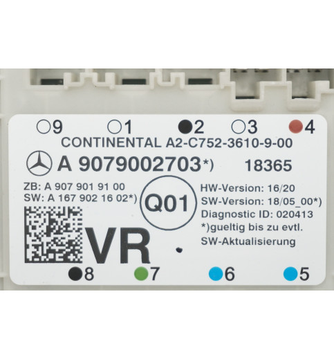 A9079002703 A9079019100 A1679021602 Mercedes W907-910 Türsteuergerät VR  -14922-
