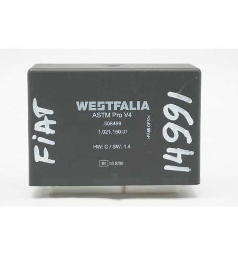 102115001  Fiat Ducato  Steuergerät Anhängerkupplung Westfalia ASTM  -14991-