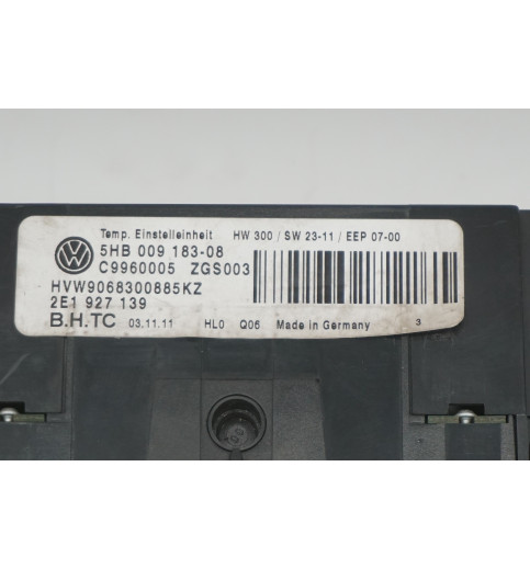 HVW9068300885KZ 2E1927139 VW Crafter Heizungssteurung Klimabedienteil  -15056-