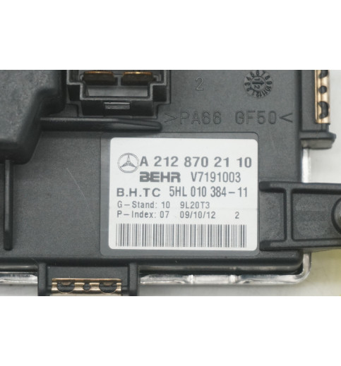  A2128702110 Mercedes W212 E-Klasse Gebläse Motor Steuergerät  -15061-