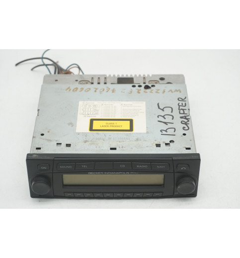  VW Crafter Becker Indianapolis Pro BE7950 MP3 CD Radio Navigation  -15135-
