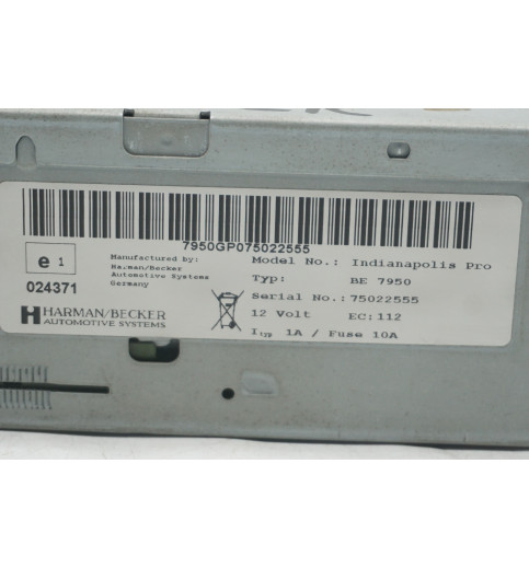  VW Crafter Becker Indianapolis Pro BE7950 MP3 CD Radio Navigation  -15135-