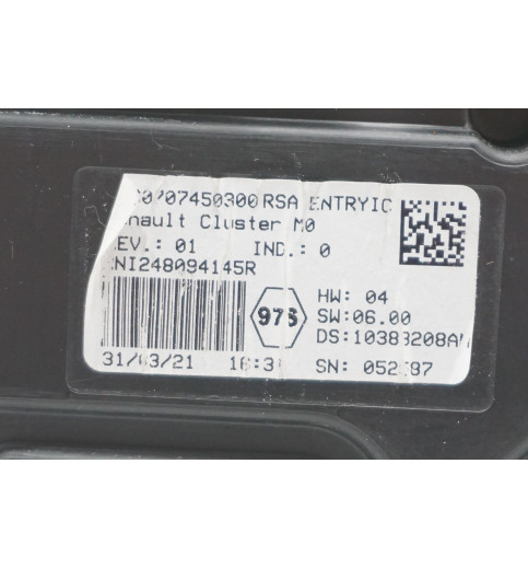 248094145R Renault Master III Tacho Kombiinstrument 