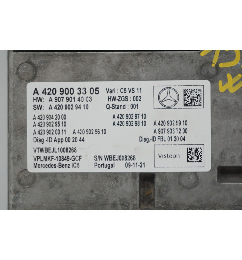 A4209003305 A9079014003 A4209029410 Mercedes W907 Steuergerät Radio CD Media