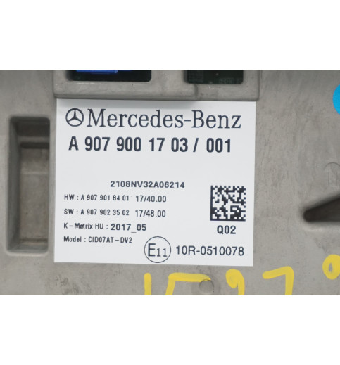  A9079001703 A90790000005 Mercedes Sprinter W907-910 Bildschirm Display