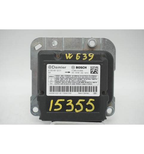 A0009010201 0285010900 Mercedes Vito W639 Airbagsteuergerät SRS