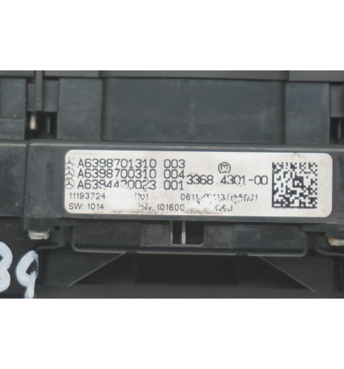 A6398701310 A6398700310 A6394420023 Mercedes Vito W639 Schalter Warnblinkanlage 