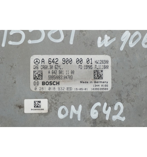 A6429000001 A6429011100 CR60.30 6zyl Mercedes Sprinter W906 Motorsteuergerät 