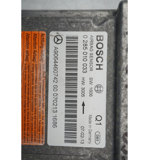 A9064460742 0285010033 Mercedes Vito W639 Steuergerät Airbag