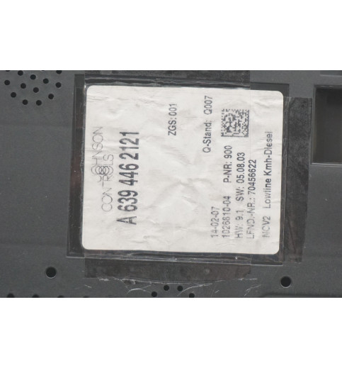 A6394462121 Mercedes Vito W639 Tacho Kombiinstrument